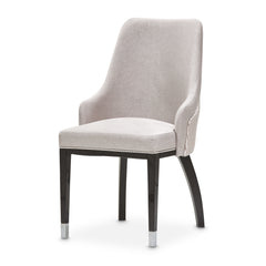 Carmela Charcoal Sand/Zinc Dining Arm Chair (Set of 2) - Ornate Home