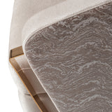 Carmela Gold/Almond Accent Chair - Ornate Home