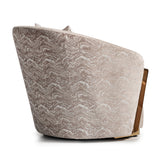 Carmela Gold/Almond Accent Chair - Ornate Home