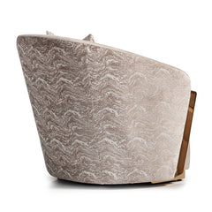 Carmela Gold/Almond Accent Chair - Ornate Home