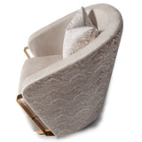 Carmela Gold/Almond Accent Chair - Ornate Home