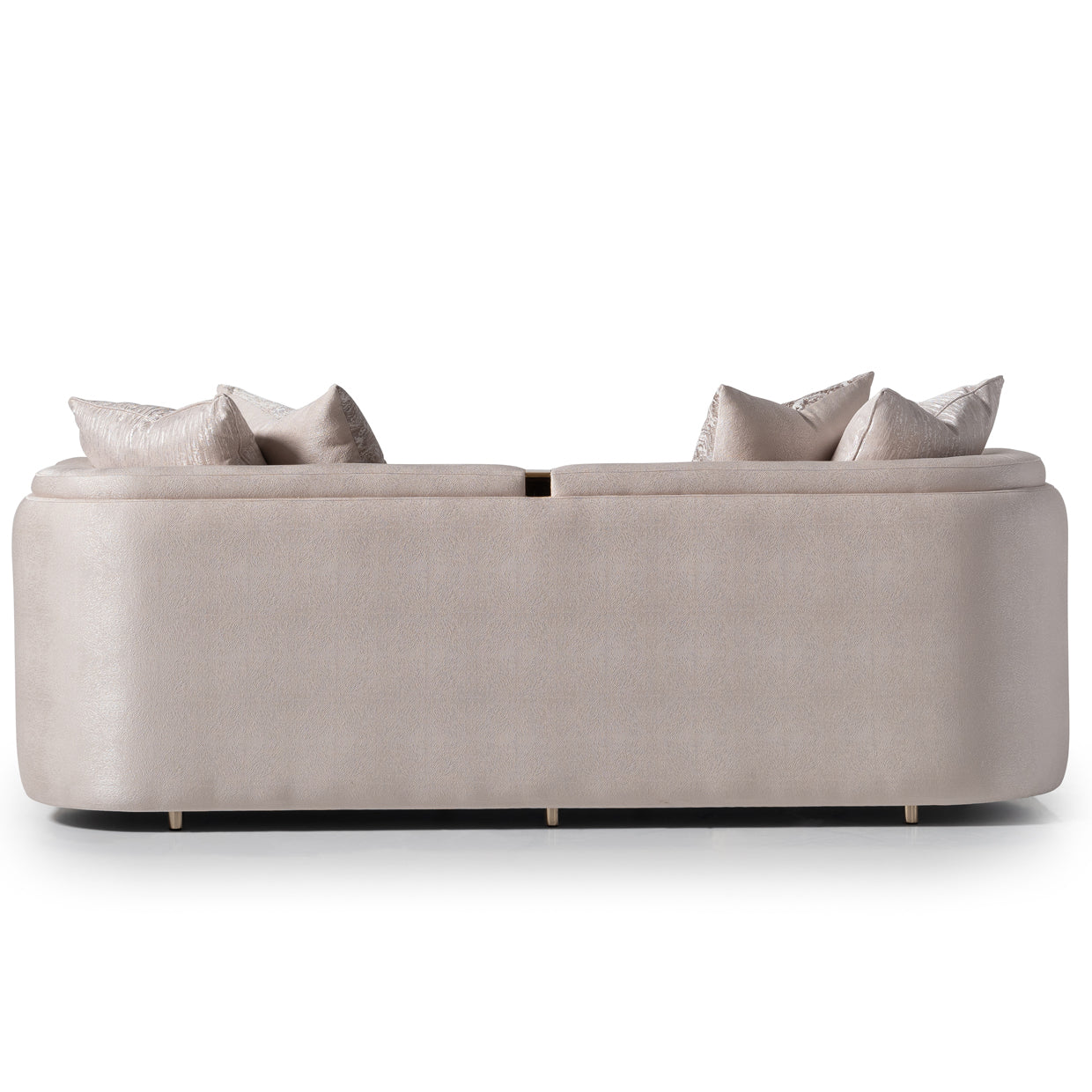 Carmela Gold/Almond Sofa - Ornate Home