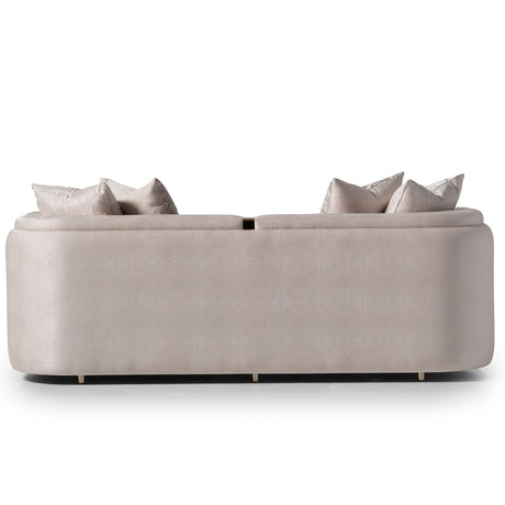Carmela Gold/Almond Sofa - Ornate Home