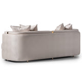 Carmela Gold/Almond Sofa - Ornate Home
