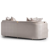 Carmela Gold/Almond Sofa - Ornate Home