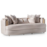 Carmela Gold/Almond Sofa - Ornate Home