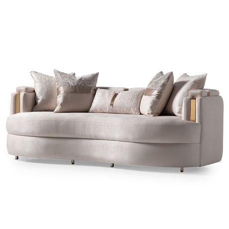 Carmela Gold/Almond Sofa - Ornate Home
