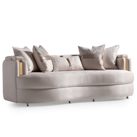 Carmela Gold/Almond Sofa - Ornate Home