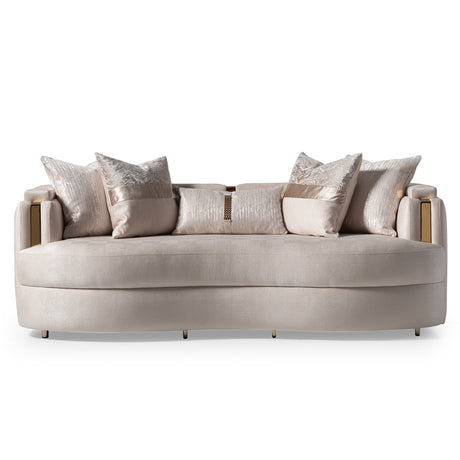 Carmela Gold/Almond Sofa - Ornate Home