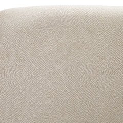 Carmela Shimmer Ivory/Almond Dining Arm Chair (Set of 2) - Ornate Home