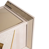 Carmela Shimmer Ivory Media Cabinet - Ornate Home