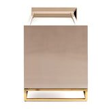 Carmela Shimmer Ivory Media Cabinet - Ornate Home