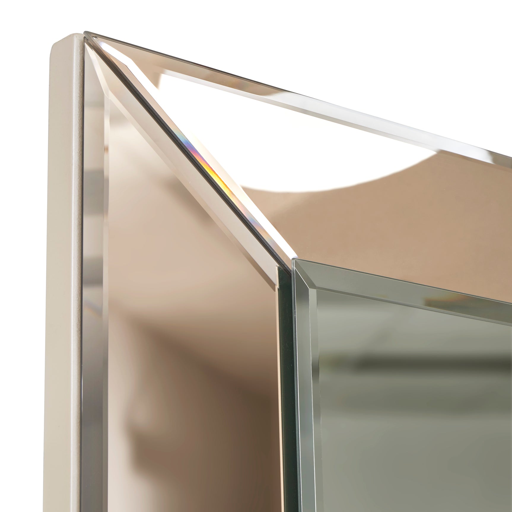 Carmela Shimmer Ivory Wall Mirror - Ornate Home
