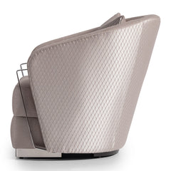 Carmela Silver/Zinc Accent Chair - Ornate Home