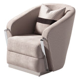 Carmela Silver/Zinc Accent Chair - Ornate Home