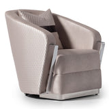 Carmela Silver/Zinc Accent Chair - Ornate Home