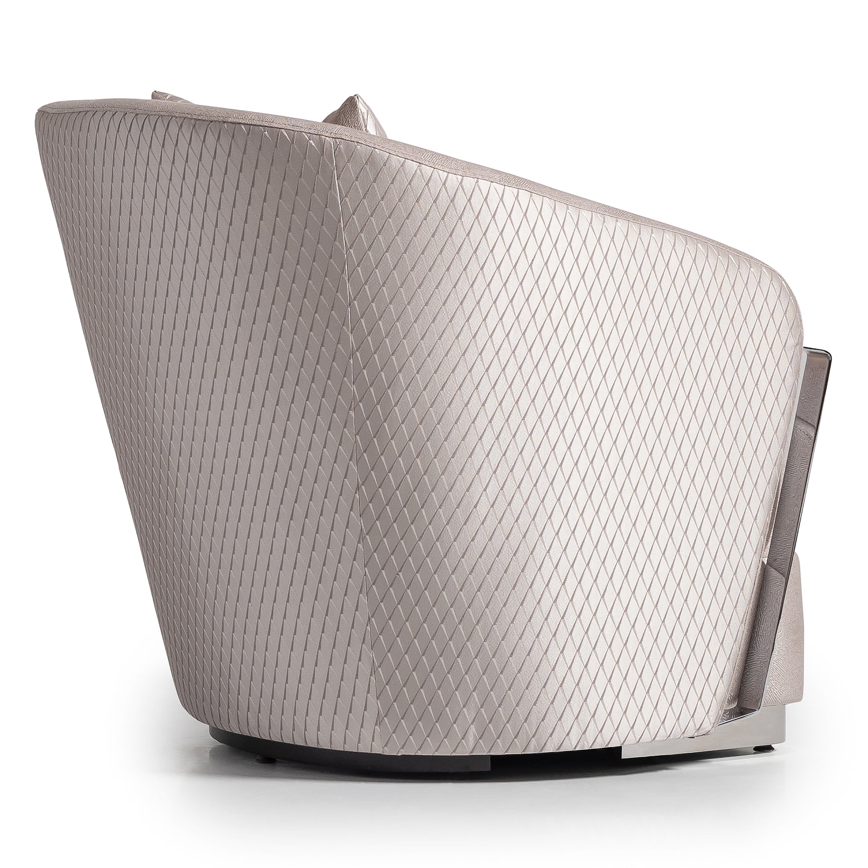 Carmela Silver/Zinc Accent Chair - Ornate Home