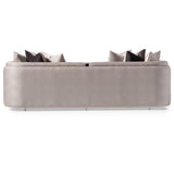 Carmela Silver/Zinc Mansion Sofa - Ornate Home
