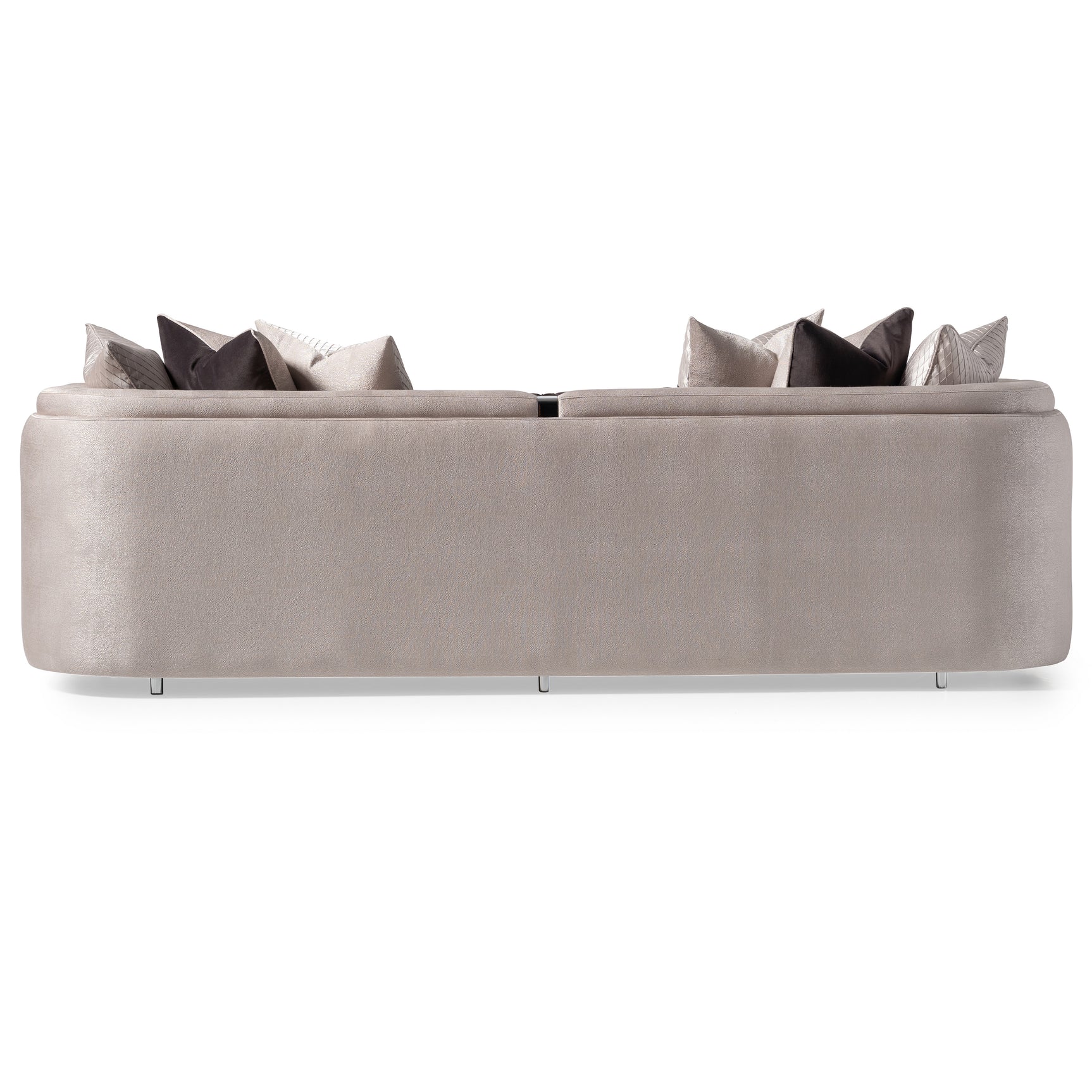 Carmela Silver/Zinc Mansion Sofa - Ornate Home