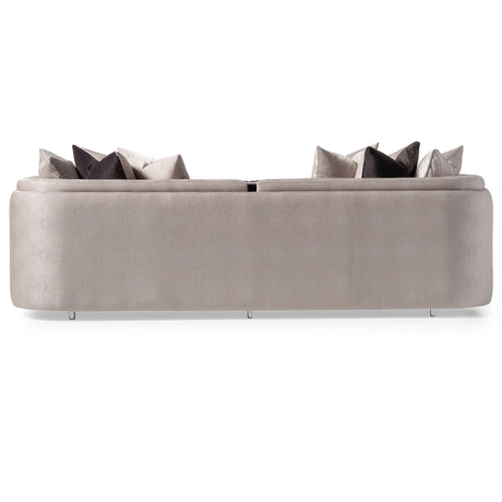 Carmela Silver/Zinc Mansion Sofa - Ornate Home