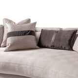 Carmela Silver/Zinc Mansion Sofa - Ornate Home