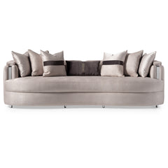 Carmela Silver/Zinc Mansion Sofa - Ornate Home