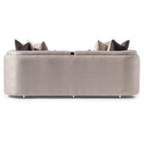 Carmela Silver/Zinc Sofa - Ornate Home