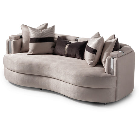 Carmela Silver/Zinc Sofa - Ornate Home