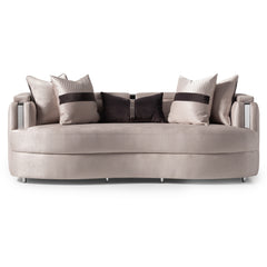 Carmela Silver/Zinc Sofa - Ornate Home