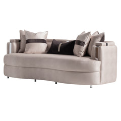 Carmela Silver/Zinc Sofa - Ornate Home