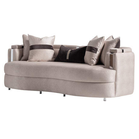 Carmela Silver/Zinc Sofa - Ornate Home