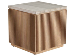 Carmen Skylark/Stone Side Table - Ornate Home