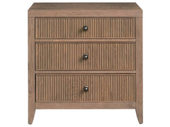 Carmen Skylark Three Drawer Nightstand - Ornate Home