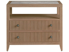 Carmen Skylark Two Drawer Nightstand - Ornate Home