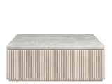 Carmen White Oak Cocktail Table - Ornate Home