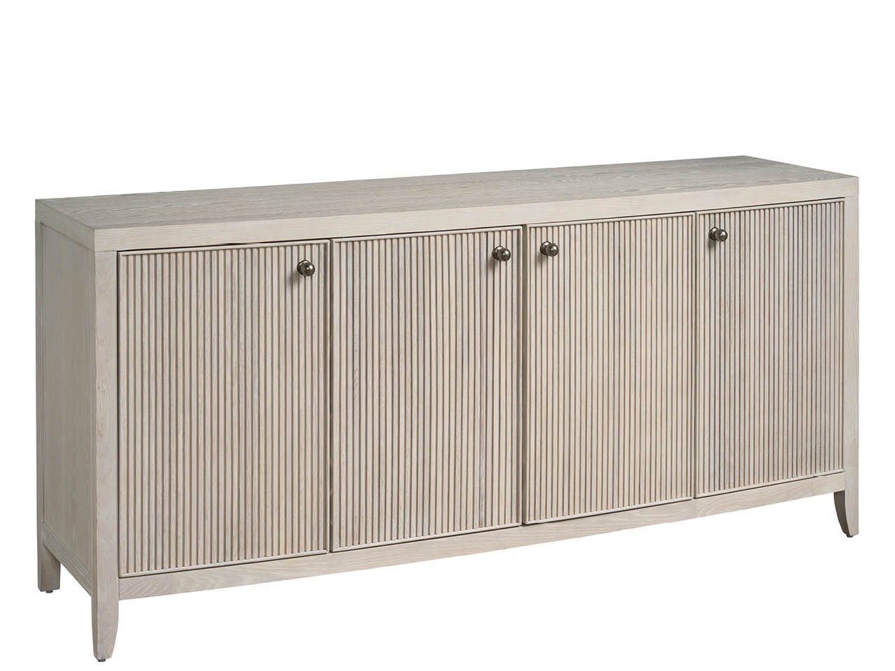 Carmen White Oak Credenza - Ornate Home