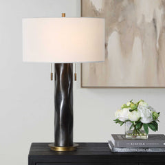 Carmine Dark Bronze Table Lamp - Ornate Home