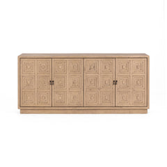 Carmona Oat Veil 4-Door Cabinet