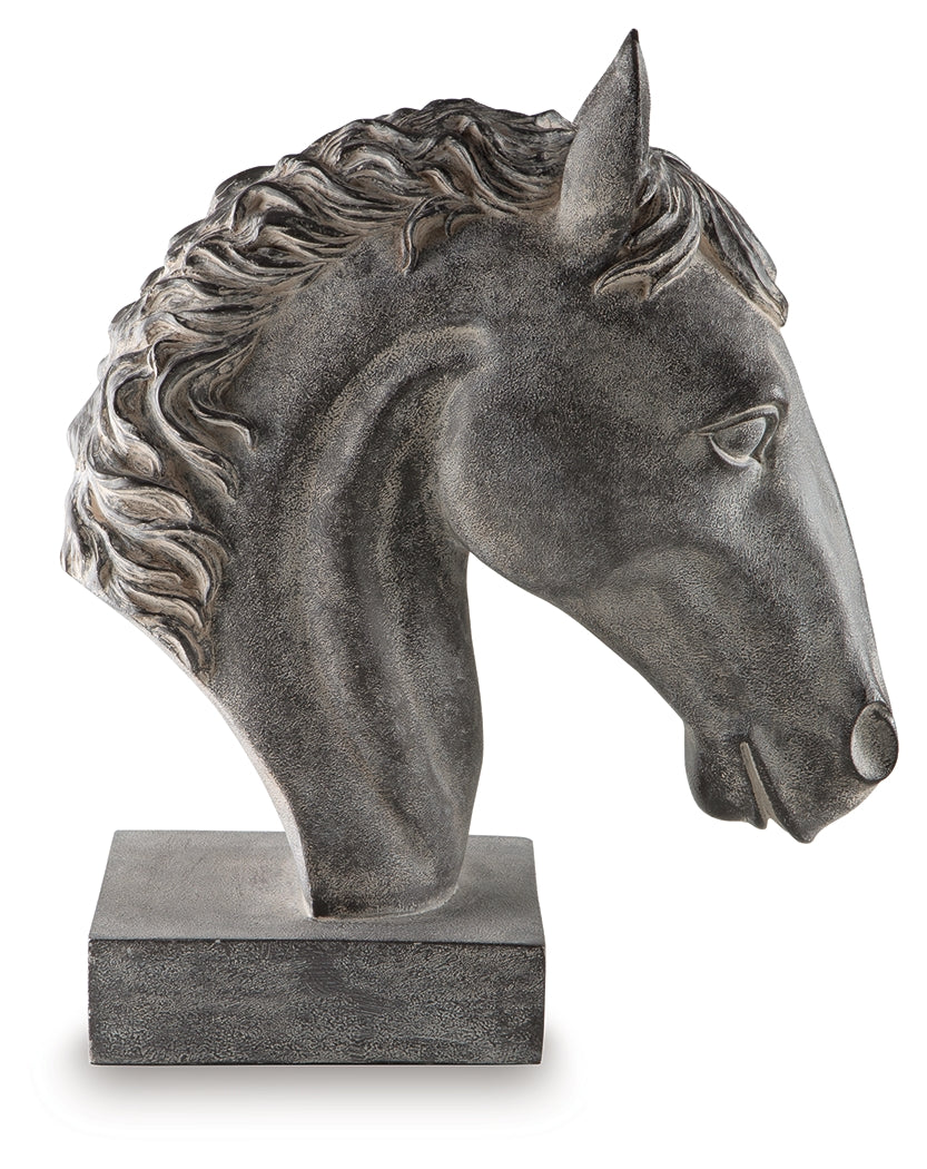 Carnlow Antique Black Sculpture (Online Special Price) - Ornate Home