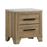 Caro Natural 5-Piece Full Bedroom Set