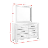 Caro Natural 5-Piece Full Bedroom Set