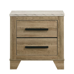 Caro Natural Nightstand - Ornate Home