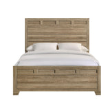 Caro Natural Queen Bed - Ornate Home