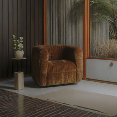 Caro Travertine Side Table - Ornate Home