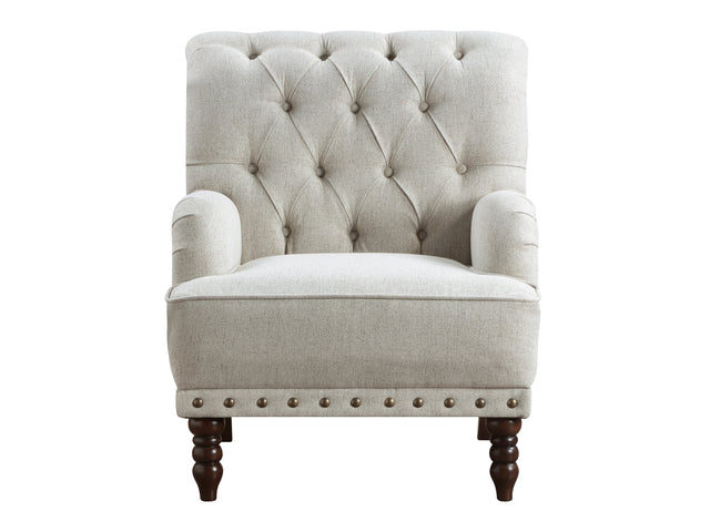 Carol Beige Accent Chair - Ornate Home