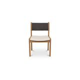 Carol Deep Brown Dining Leather Chair (Set of 2) - Ornate Home