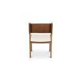 Carol Tan Dining Leather Chair (Set of 2) - Ornate Home