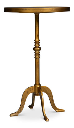 Carolina Leaf Gold Side Table - Ornate Home