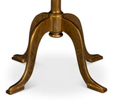 Carolina Leaf Gold Side Table - Ornate Home