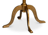 Carolina Leaf Gold Side Table - Ornate Home